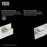 Titus Wall Mount Dual Handle Bathroom Sink Faucet, Eco-Friendly 1.2 GPM Flow Rate, Brushed Nickel H1E6 - product image 6