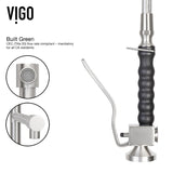 Zurich Single Handle Pull Down Spray Kitchen Faucet, Stainless Steel X6H6 - product image 3