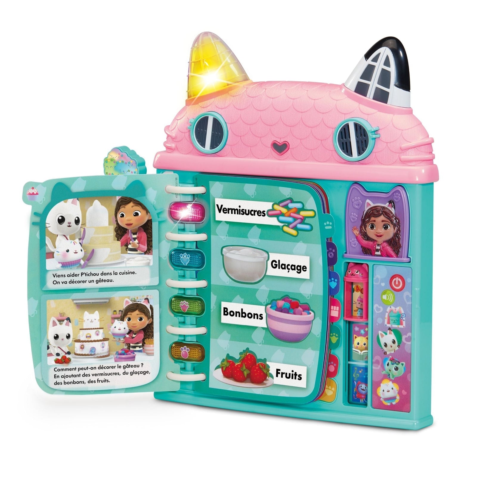 Gabby's Dollhouse Cat-a-Vator Discovery Book, French G6J7 - product image 1