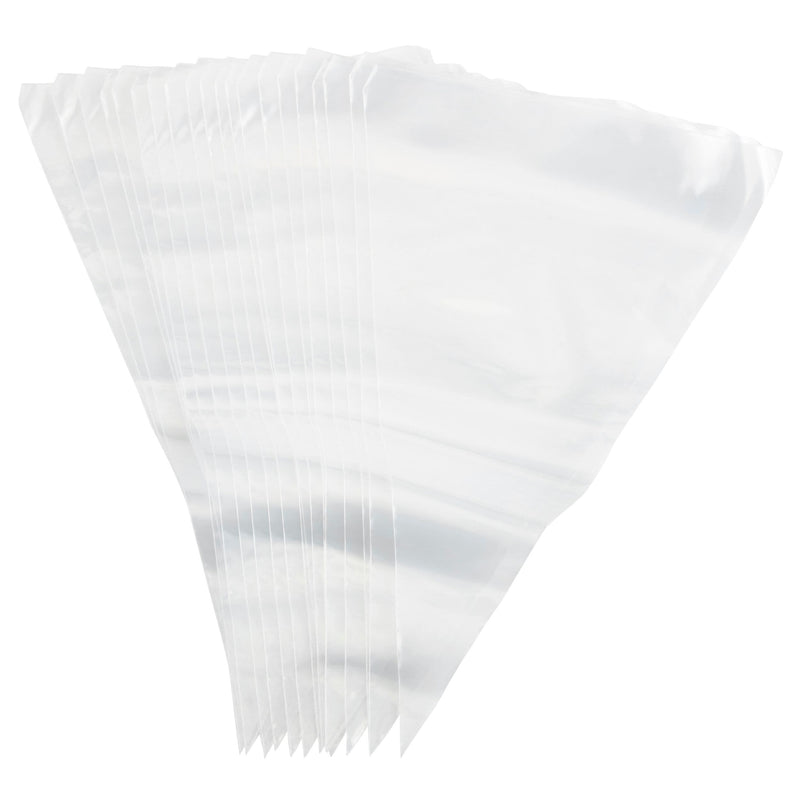 Disposable Piping Decorating Bag, Clear, 24-pk, for Baking/Cake Decoration E8K9