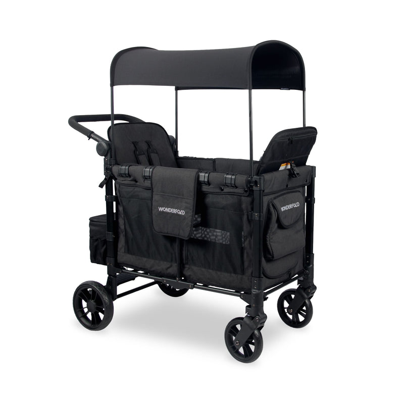 W2 Elite Double Stroller Wagon, 2-Seater, Black P6I9