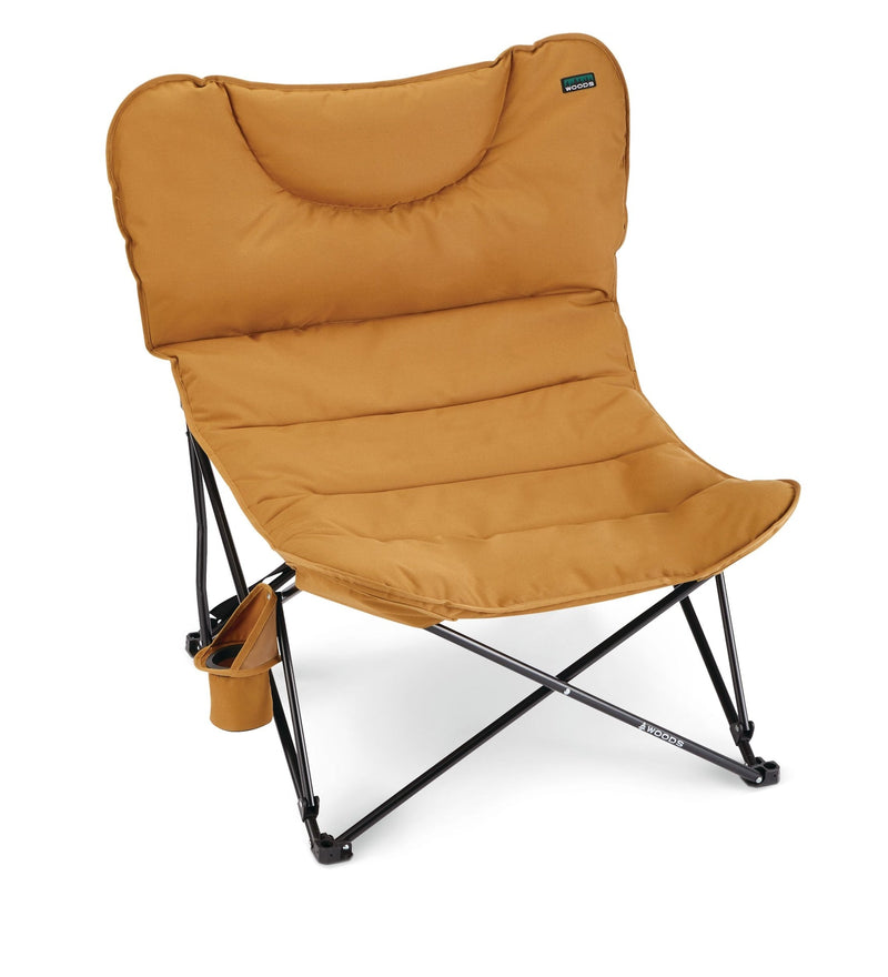 Mammoth Folding Camping Chair with Cup Holder, Dijon T6H2