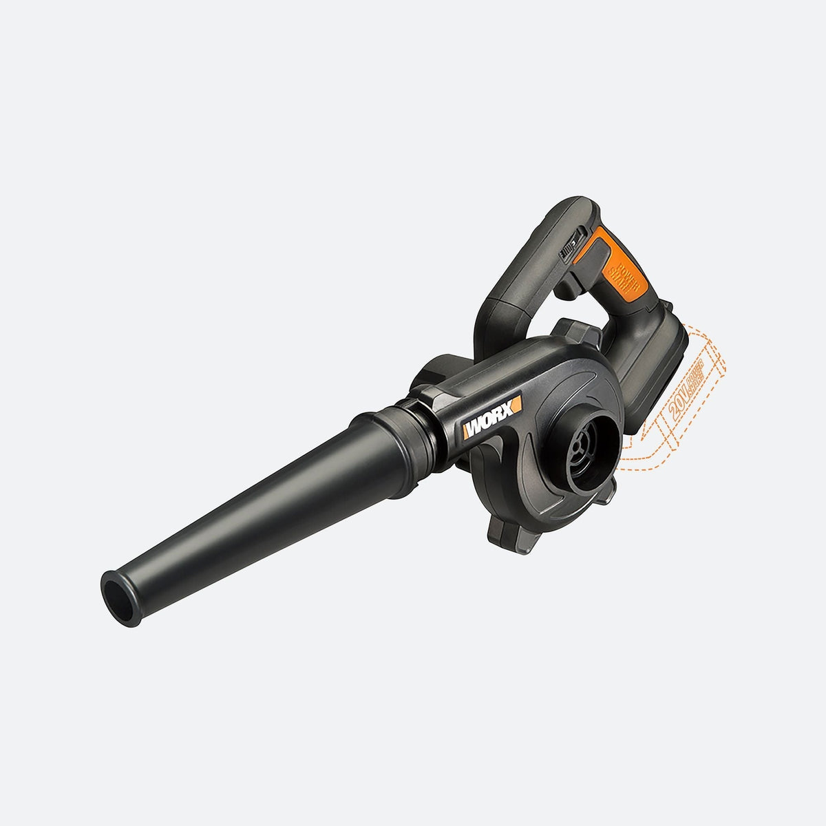 Cordless 3-Speed Jobsite Blower, 160-mph (Tool Only) O5Z5 - product image 4