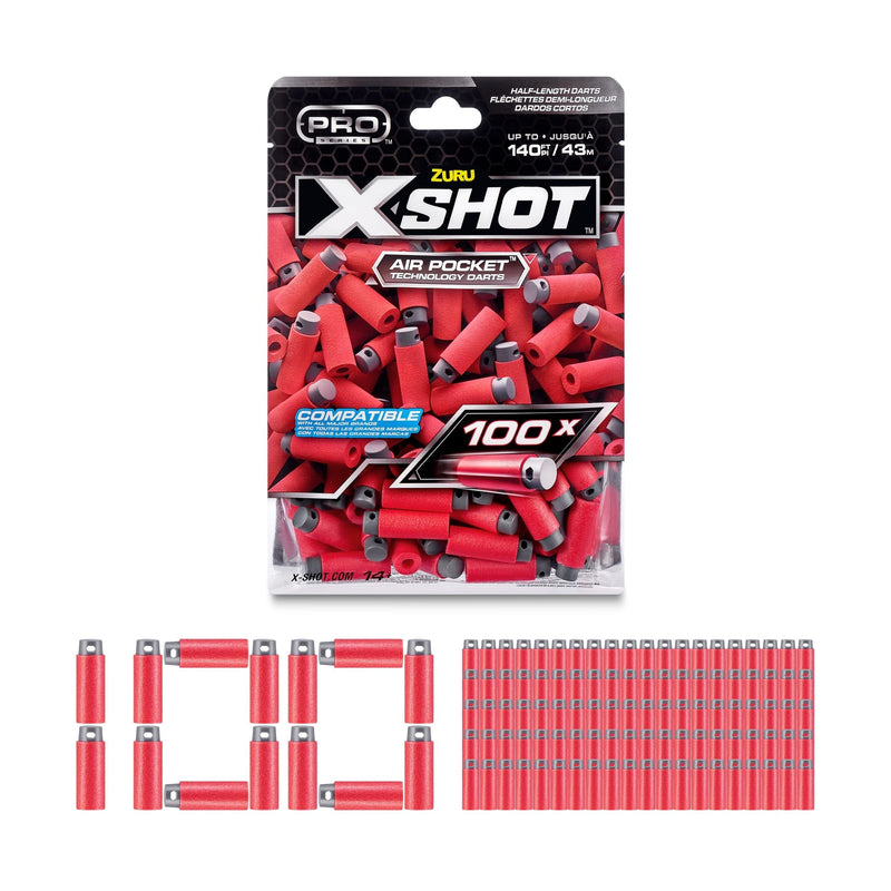 Pro Series Half-Length Darts Refills Foil Bag, 100-pk, Ages 8+ G4Y4