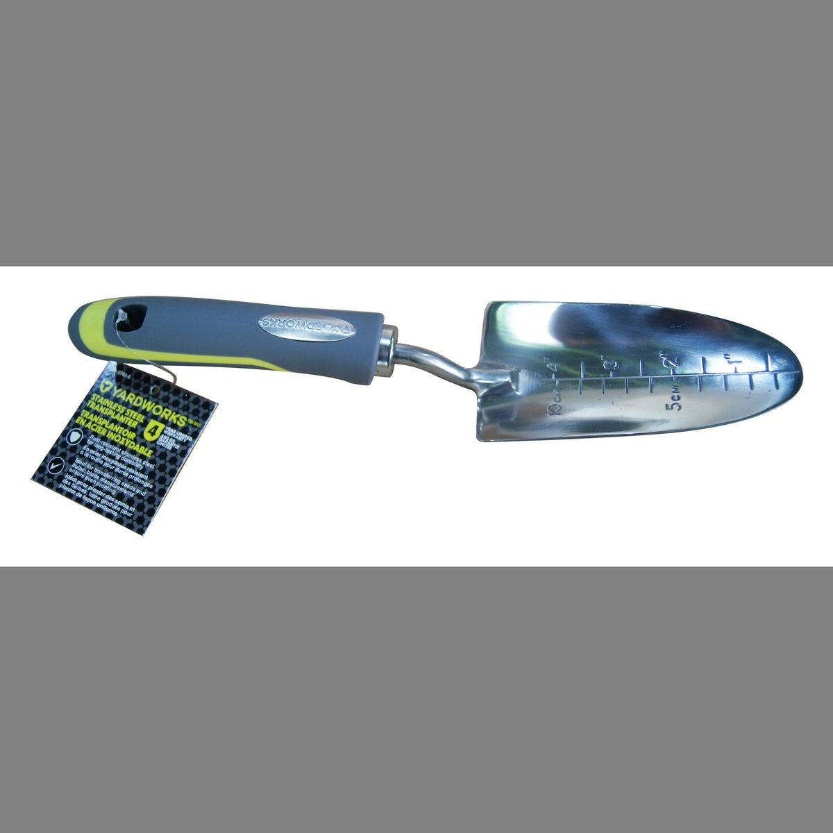 12-in Stainless-Steel Hand Transplanter with Rubber Handle O6L6 - product image 2