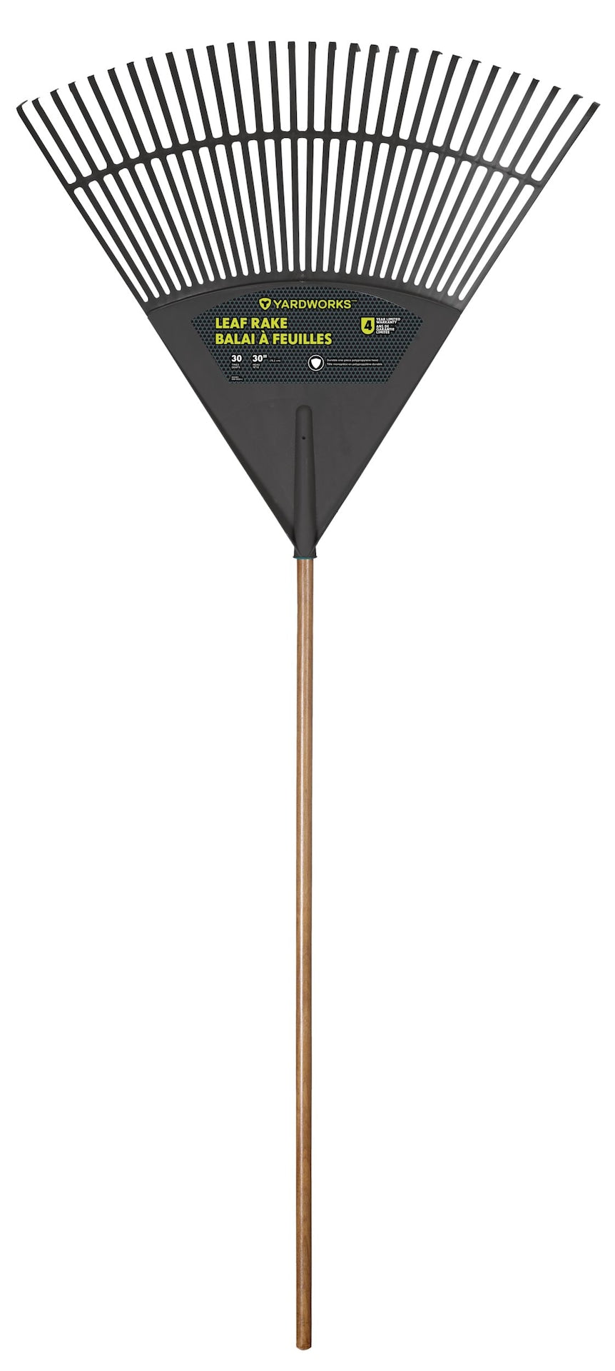 30-Tine Jumbo Leaf Rake with Hardwood Shaft, 30-in X0Q1 - product image 2