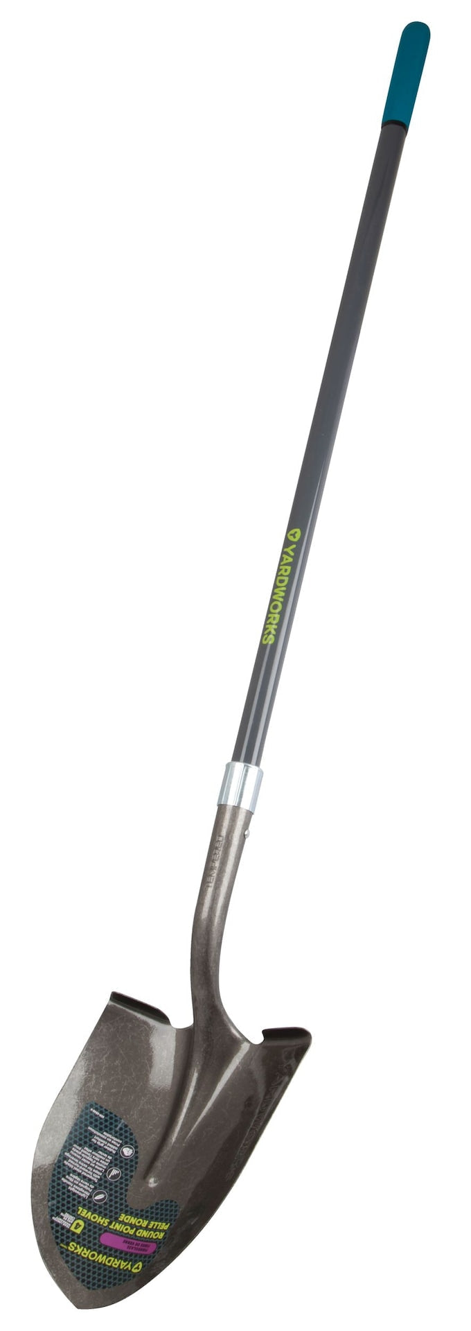 Ergo Steel Round-Point Long-Handle Shovel, 57-in Fibreglass Shaft I3R6 - product image 2