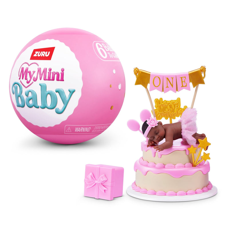My Mini Baby Series 2 Mystery Playset Capsule for Ages 3+, Assorted Figures R3W8