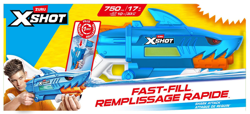 X Shot Shark Fast Fill Water Blaster with Fast-Fill Technology, 750-mL G6B9