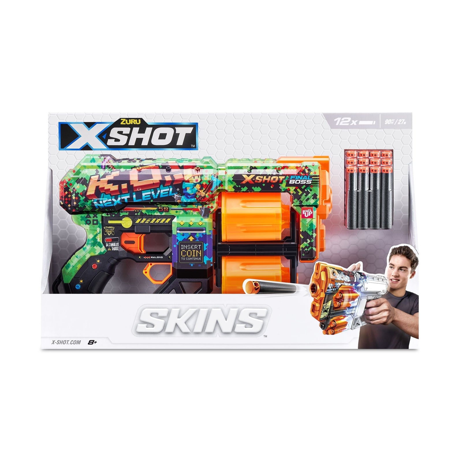 X-Shot Skins Dread, 7 Unique Designs, 12-Dart Capacity, Ages 8+ G5A0 - product image 5