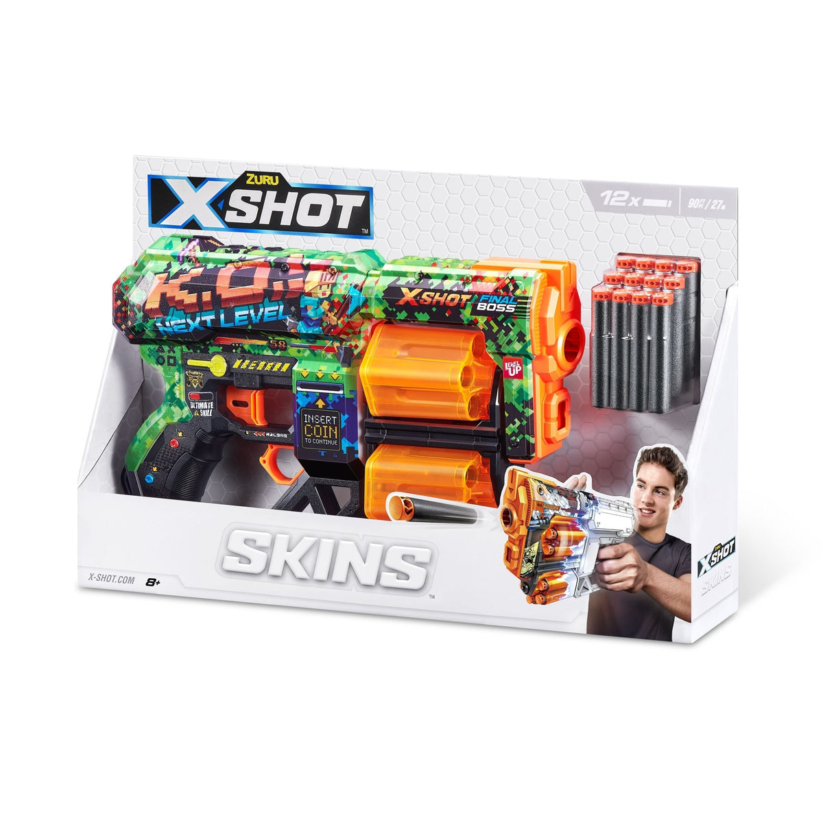 X-Shot Skins Dread, 7 Unique Designs, 12-Dart Capacity, Ages 8+ G5A0 - product image 7